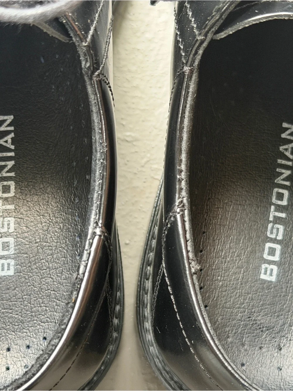 b.o.c. Black Leather Lace-Up Derby Shoes